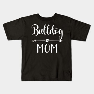 English French American Bulldog Mom Kids T-Shirt